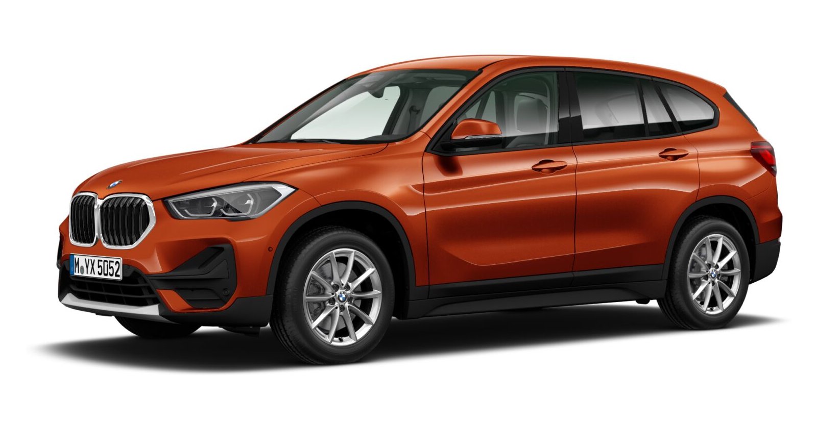 BMW BMW X in Orange von vorne