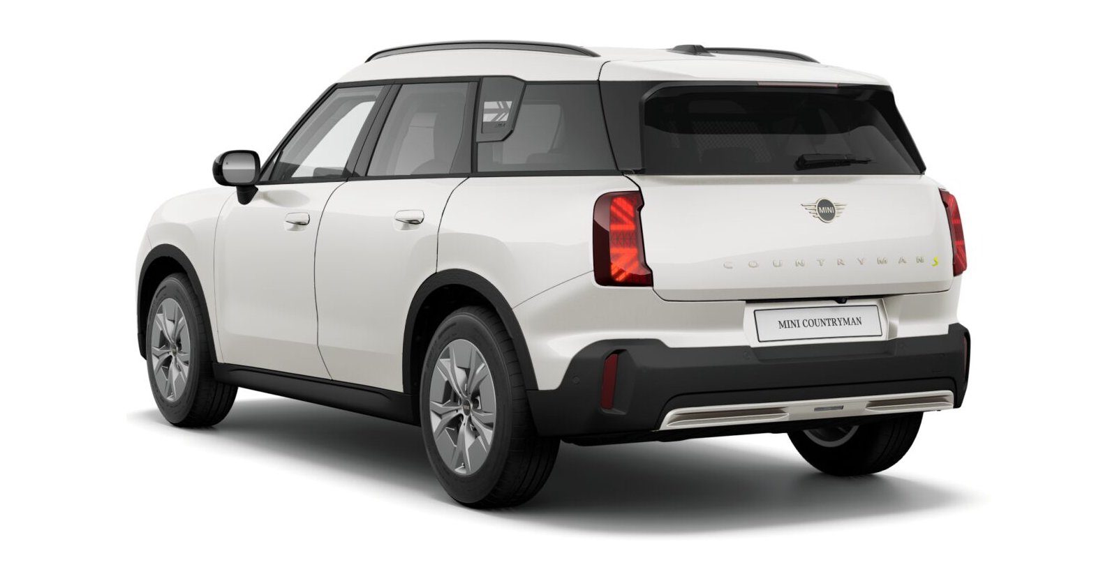 MINI MINI Countryman in Weiß von hinten
