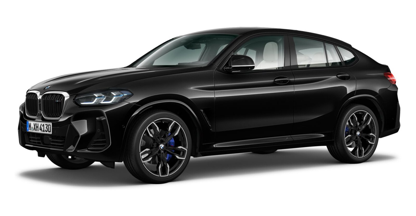 BMW BMW X in Schwarz von vorne