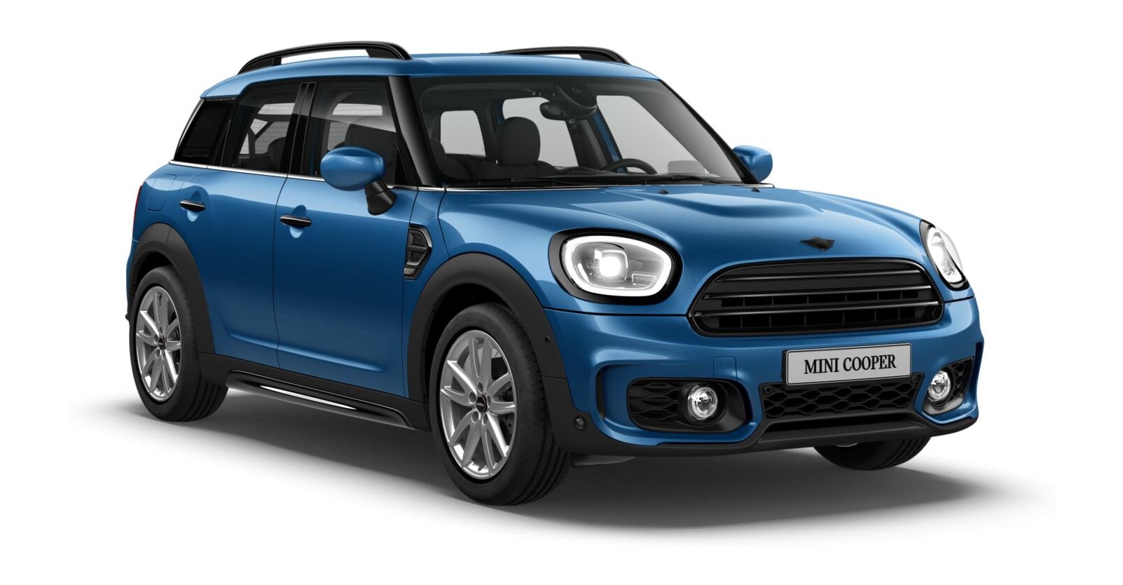 MINI MINI Countryman in Blau von vorne MINI MINI Countryman in Blau von vorne