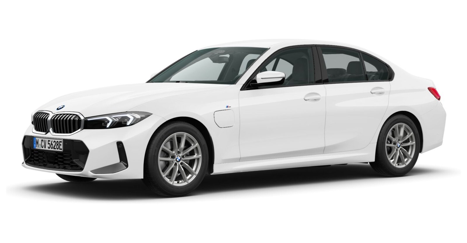 BMW BMW 3er in Weiß von vorne