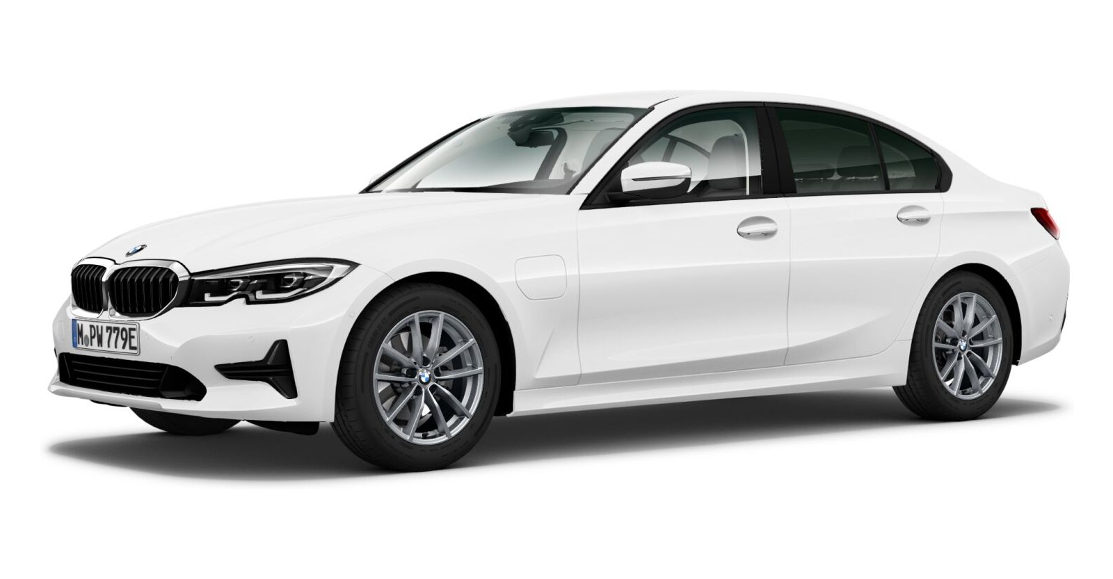 BMW BMW 3er in Weiß von vorne BMW BMW 3er in Weiß von vorne