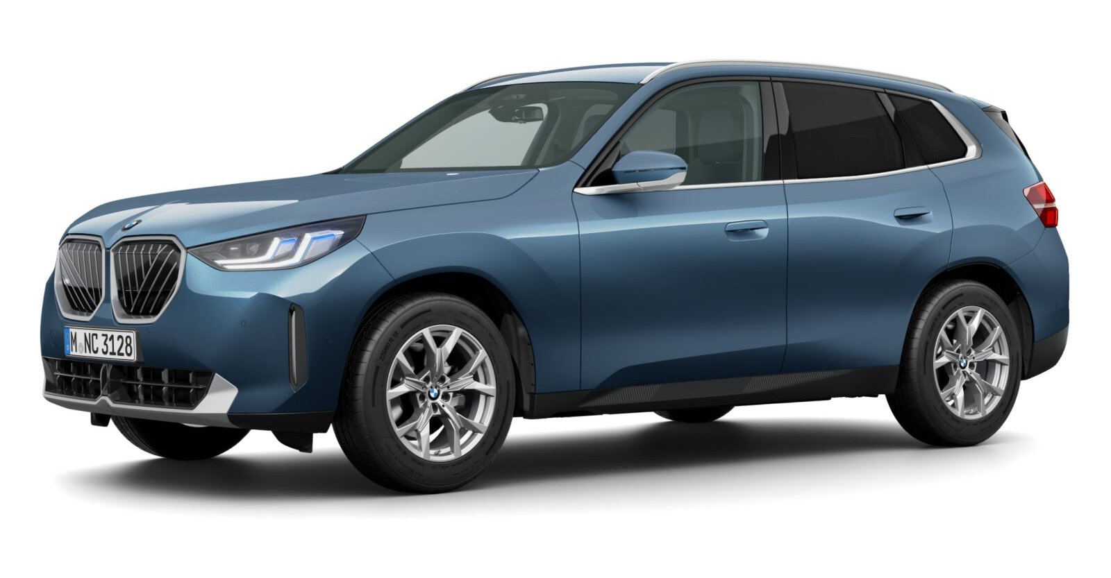 BMW BMW X in Blau von vorne BMW BMW X in Blau von vorne