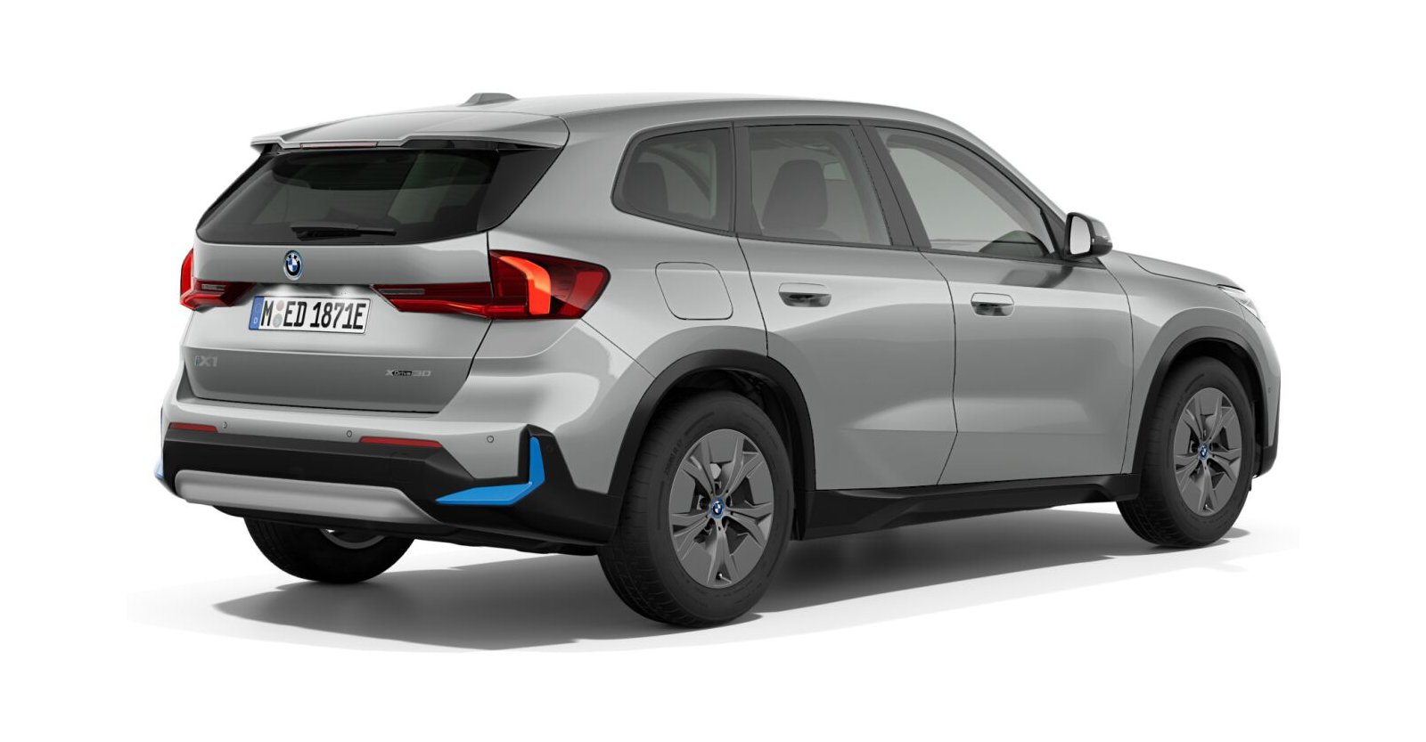 BMW BMW I in Grau von hinten