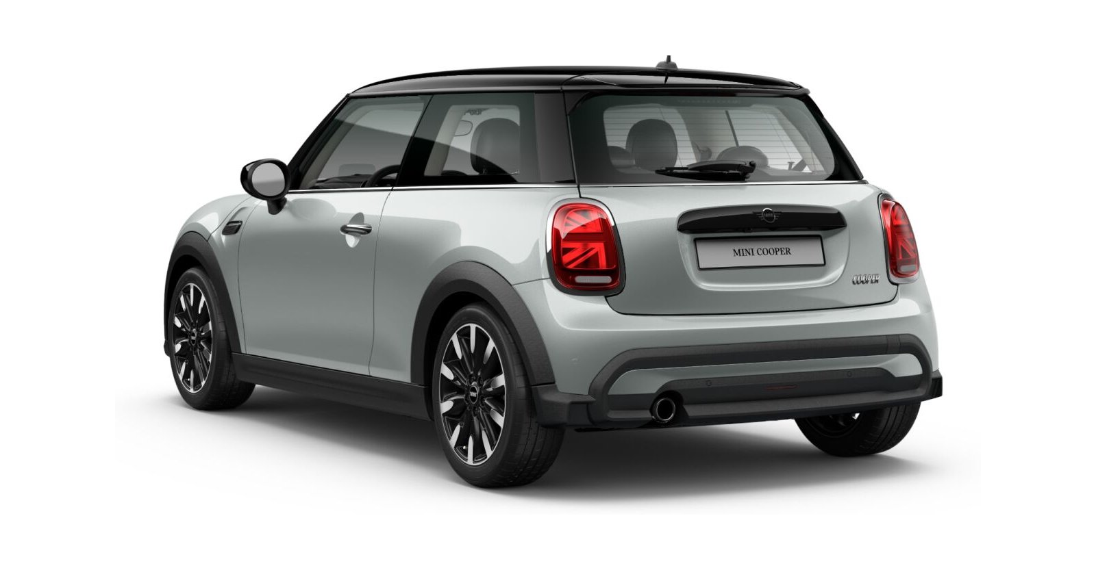 MINI MINI 3-Türer in Silber von hinten MINI MINI 3-Türer in Silber von hinten