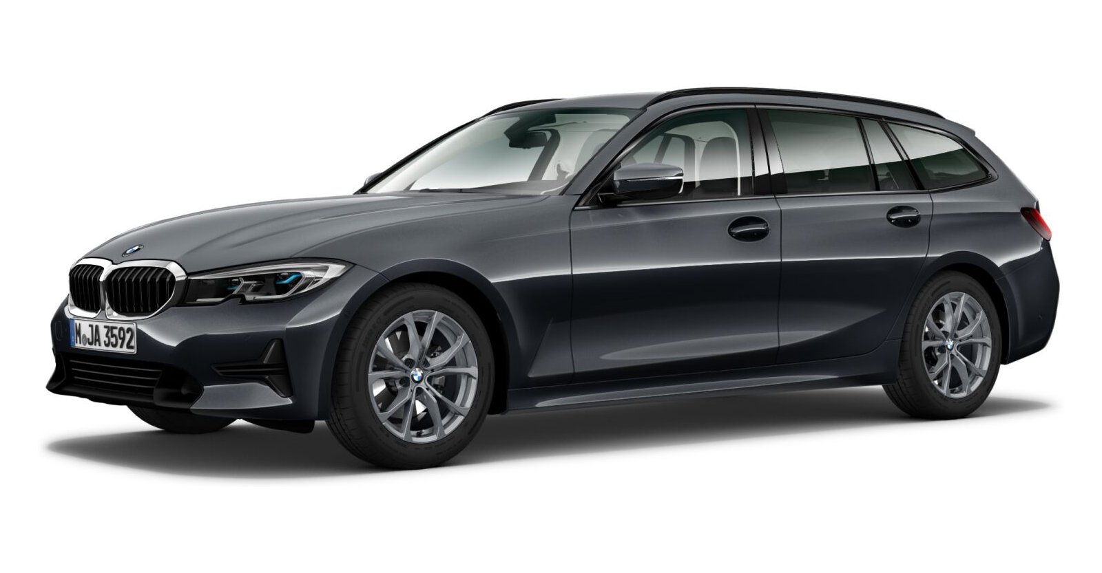 BMW BMW 3er in Grau von vorne