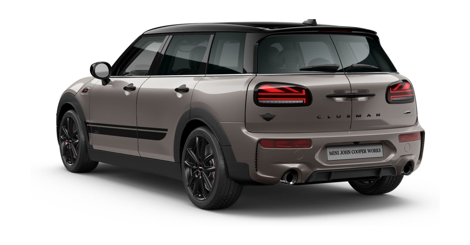 MINI MINI Clubman in Grau von hinten MINI MINI Clubman in Grau von hinten