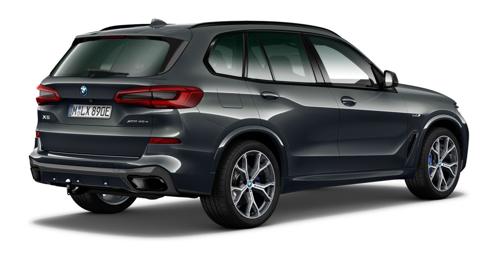 BMW BMW X in Grau von hinten