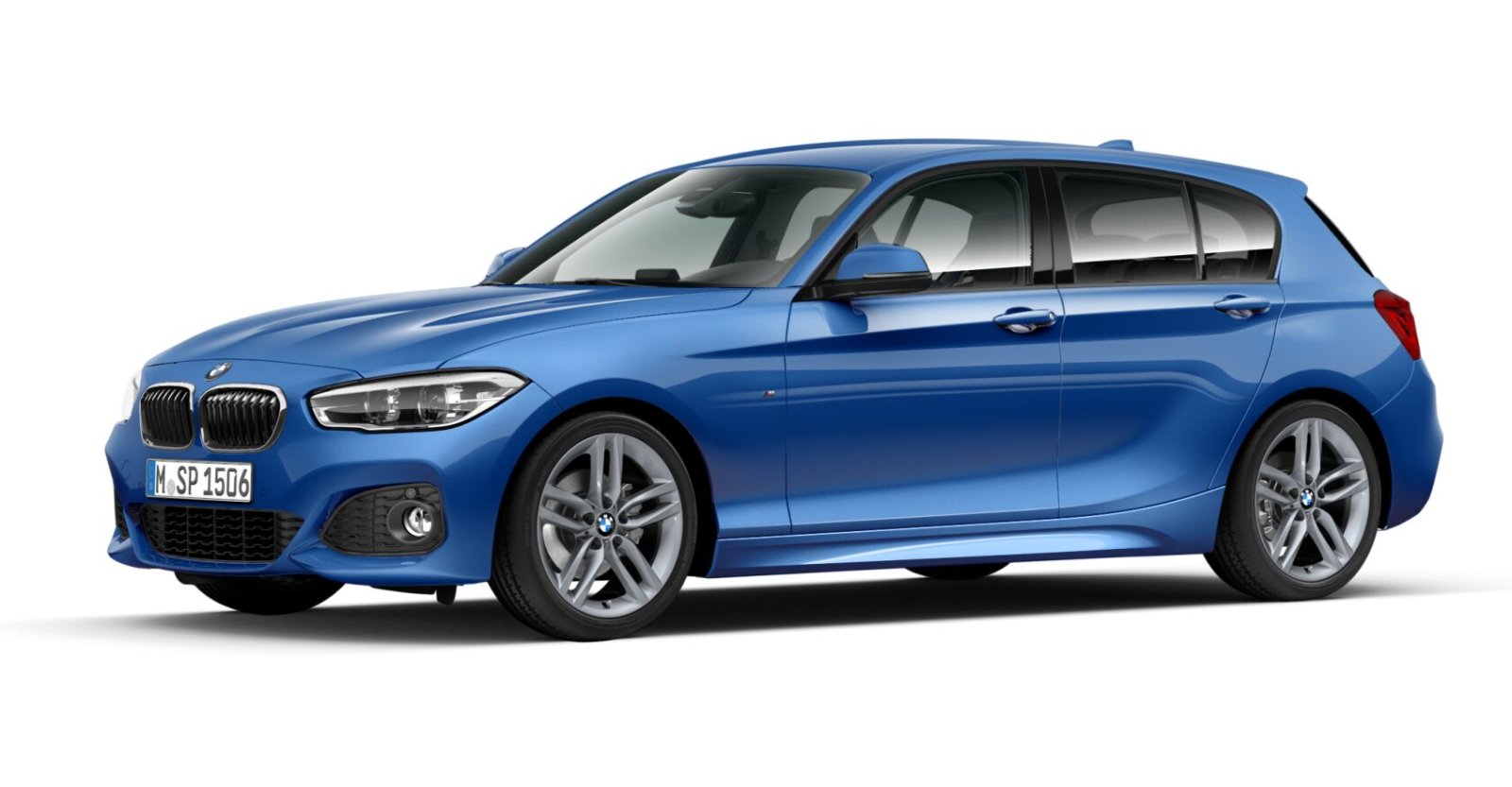 BMW BMW 1er in Blau von vorne