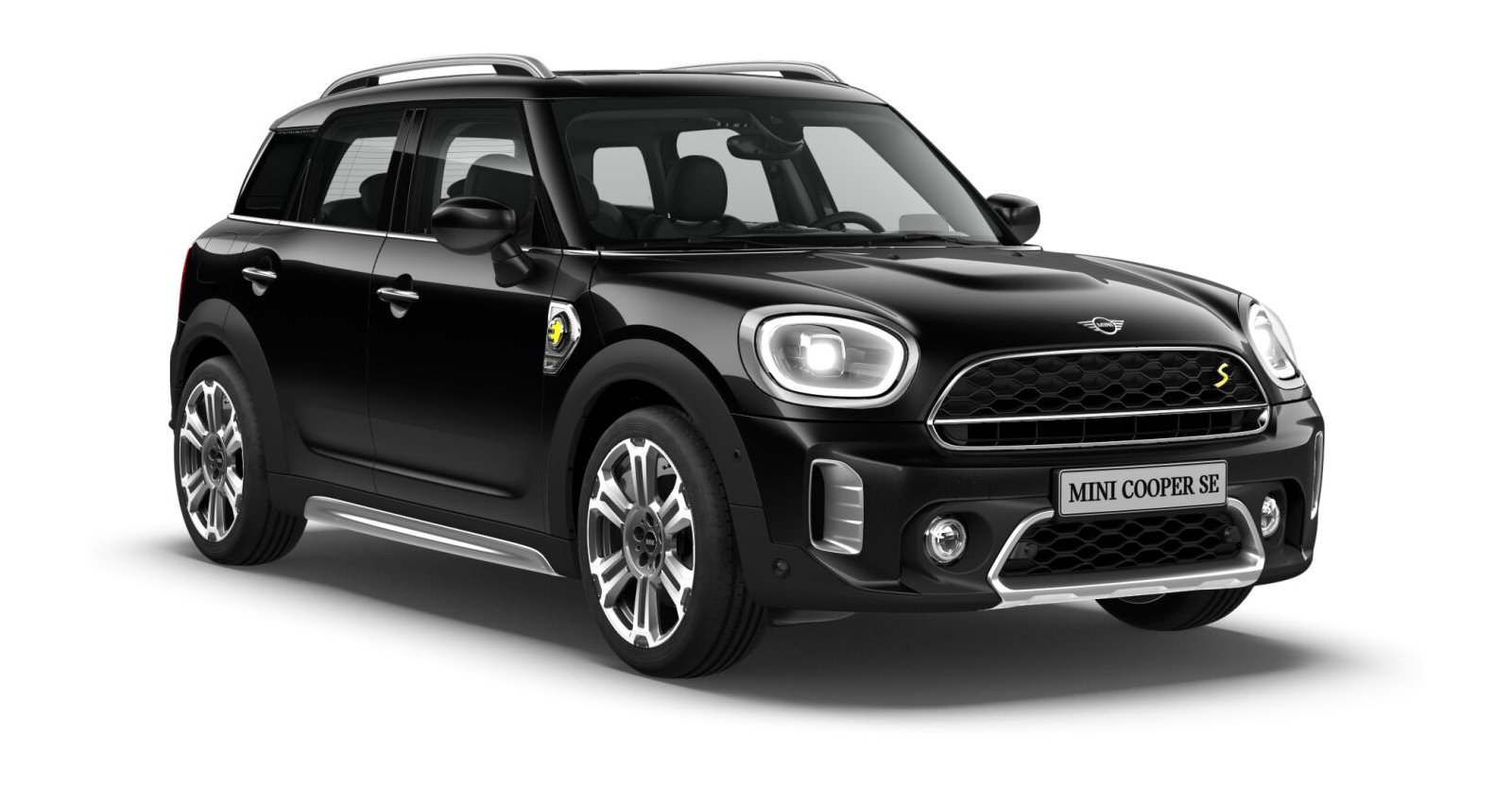 MINI MINI Countryman in Schwarz von vorne