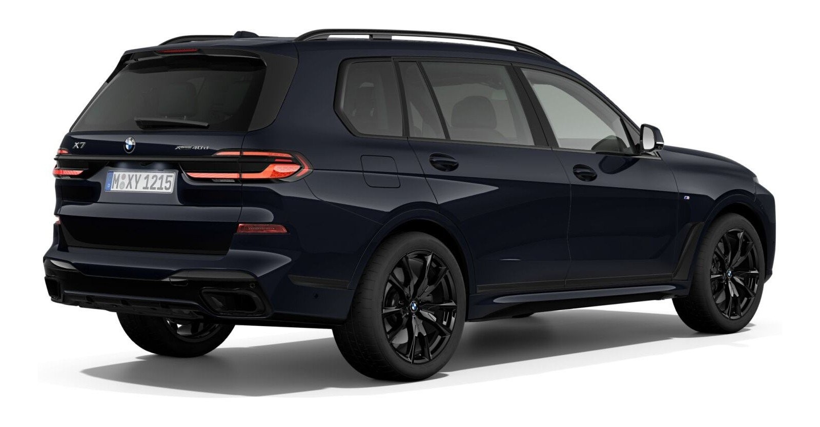 BMW BMW X in Schwarz von hinten BMW BMW X in Schwarz von hinten