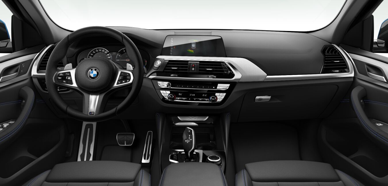 BMW BMW X im Innenraum von vorne