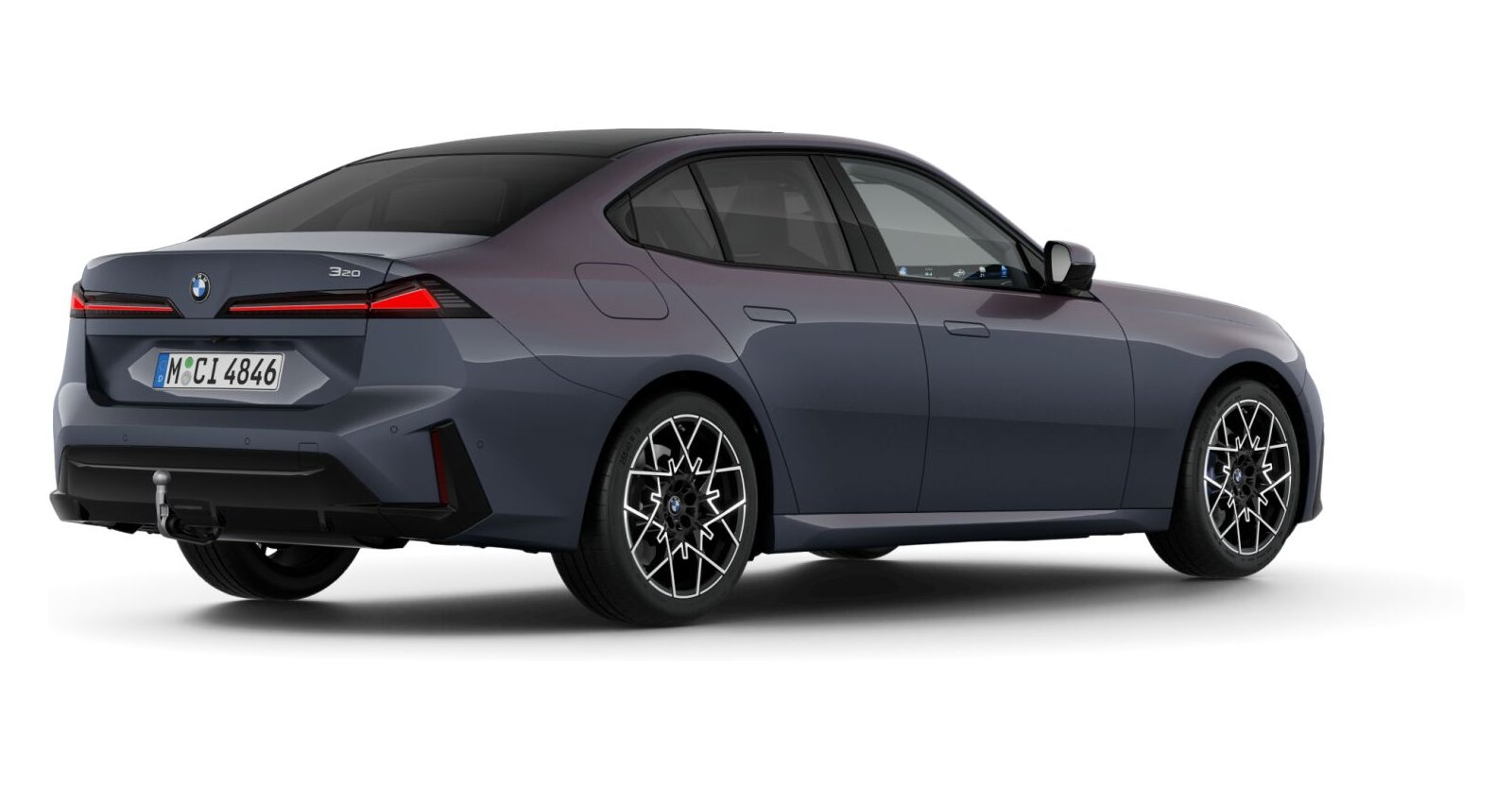 BMW BMW 3er in Grau von hinten