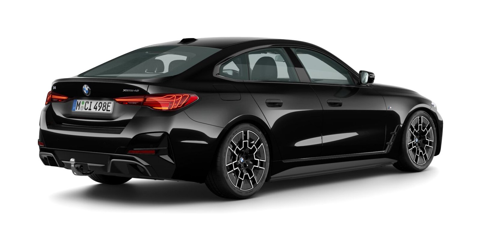 BMW BMW I in Schwarz von hinten