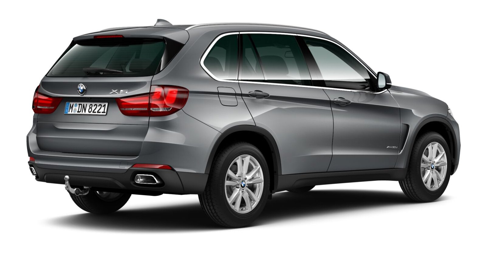 BMW BMW X in Grau von hinten