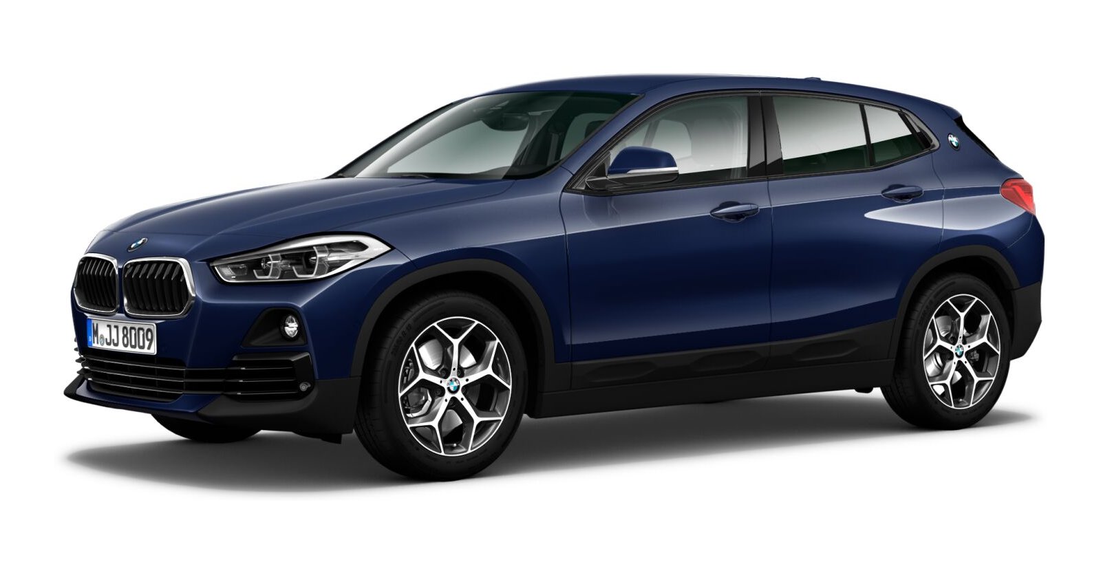 BMW BMW X in Blau von vorne BMW BMW X in Blau von vorne