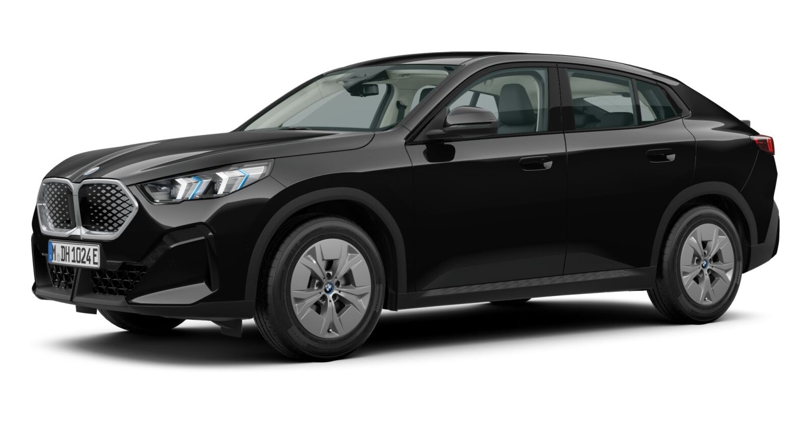 BMW BMW I in Schwarz von vorne BMW BMW I in Schwarz von vorne