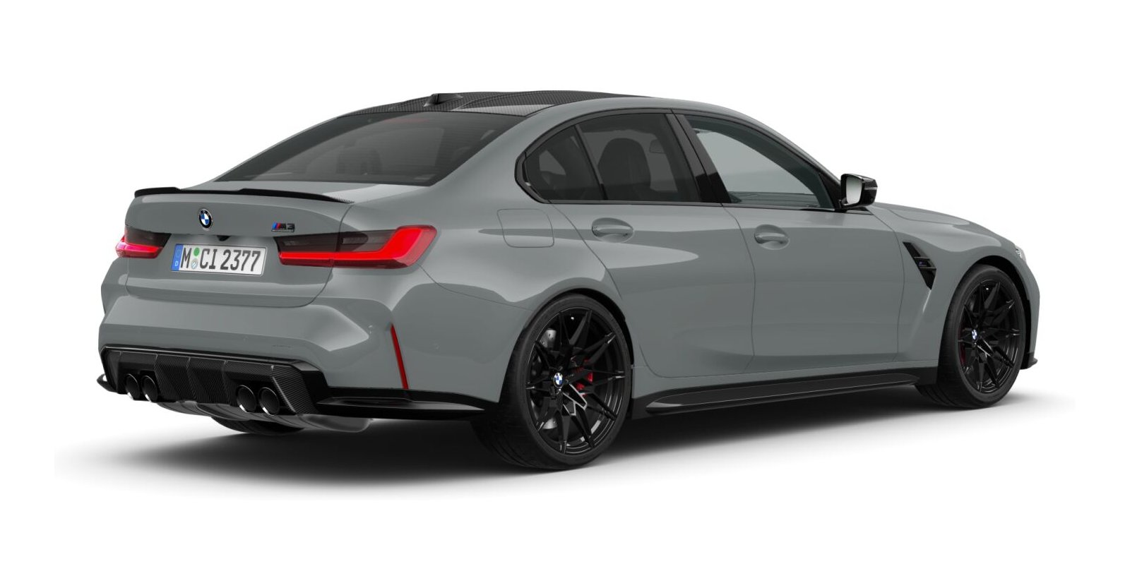 BMW BMW M in Grau von hinten