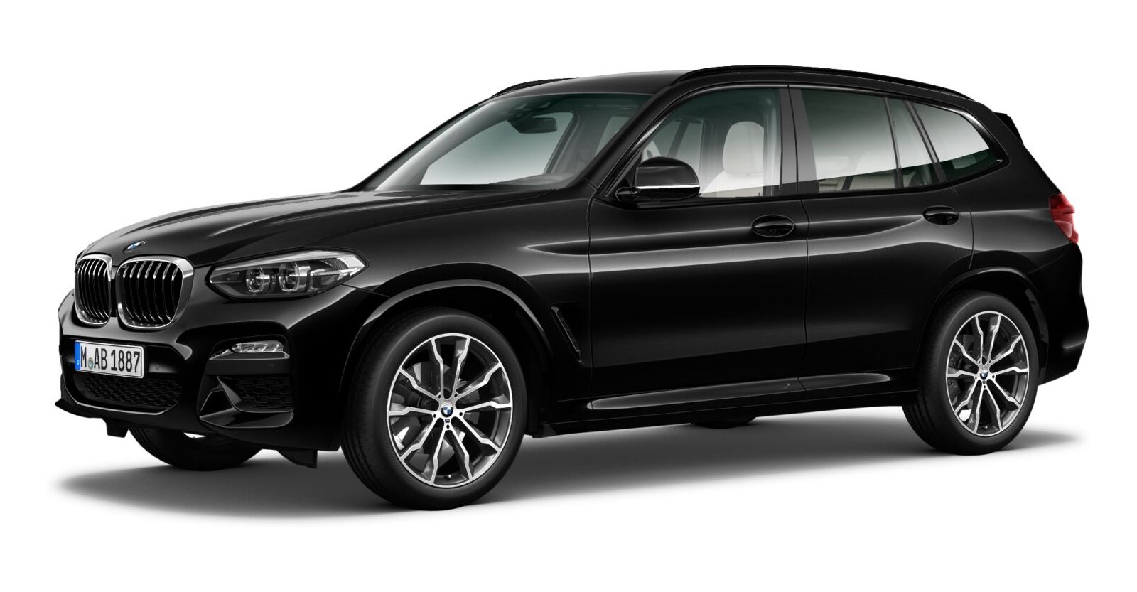 BMW BMW X in Schwarz von vorne BMW BMW X in Schwarz von vorne