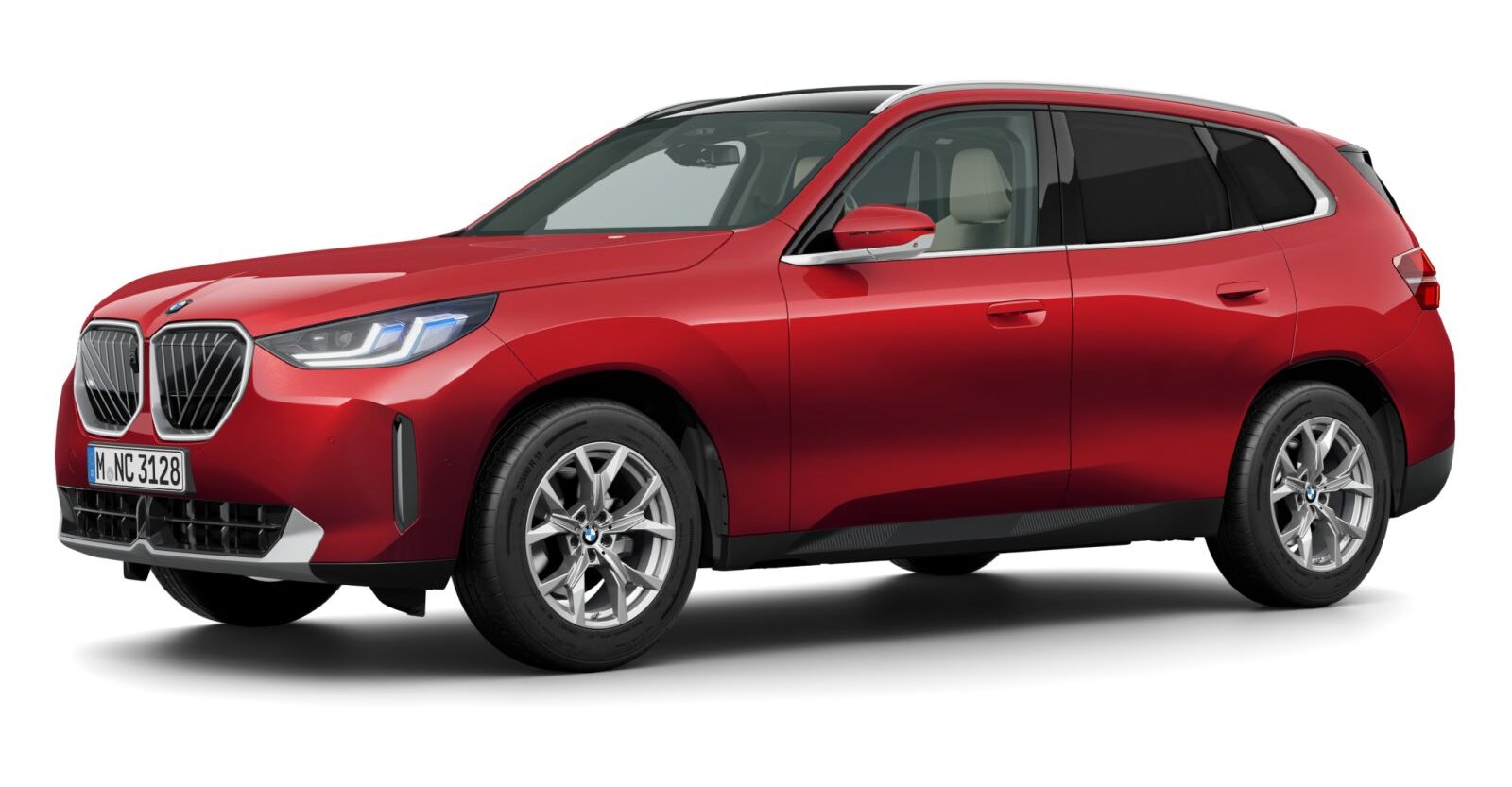 BMW BMW X in Rot von vorne