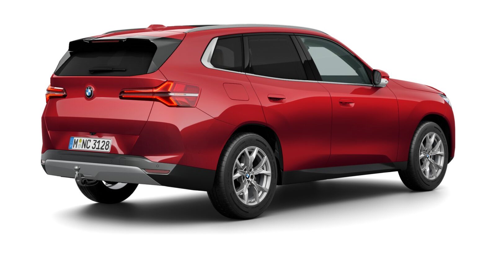BMW BMW X in Rot von hinten