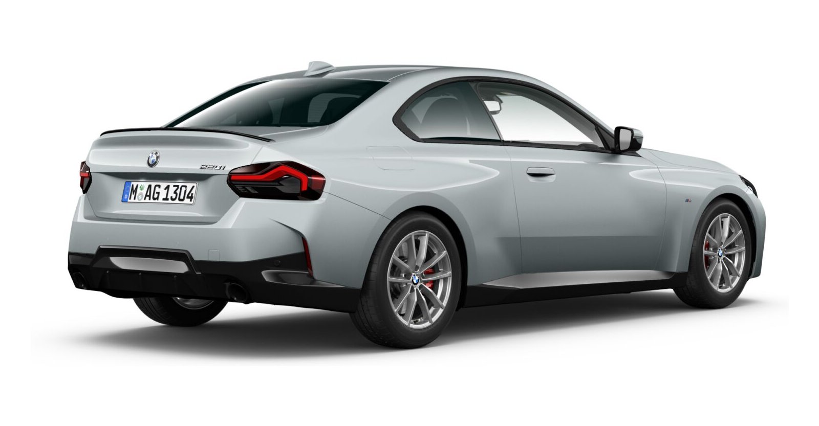 BMW BMW 2er in Grau von hinten