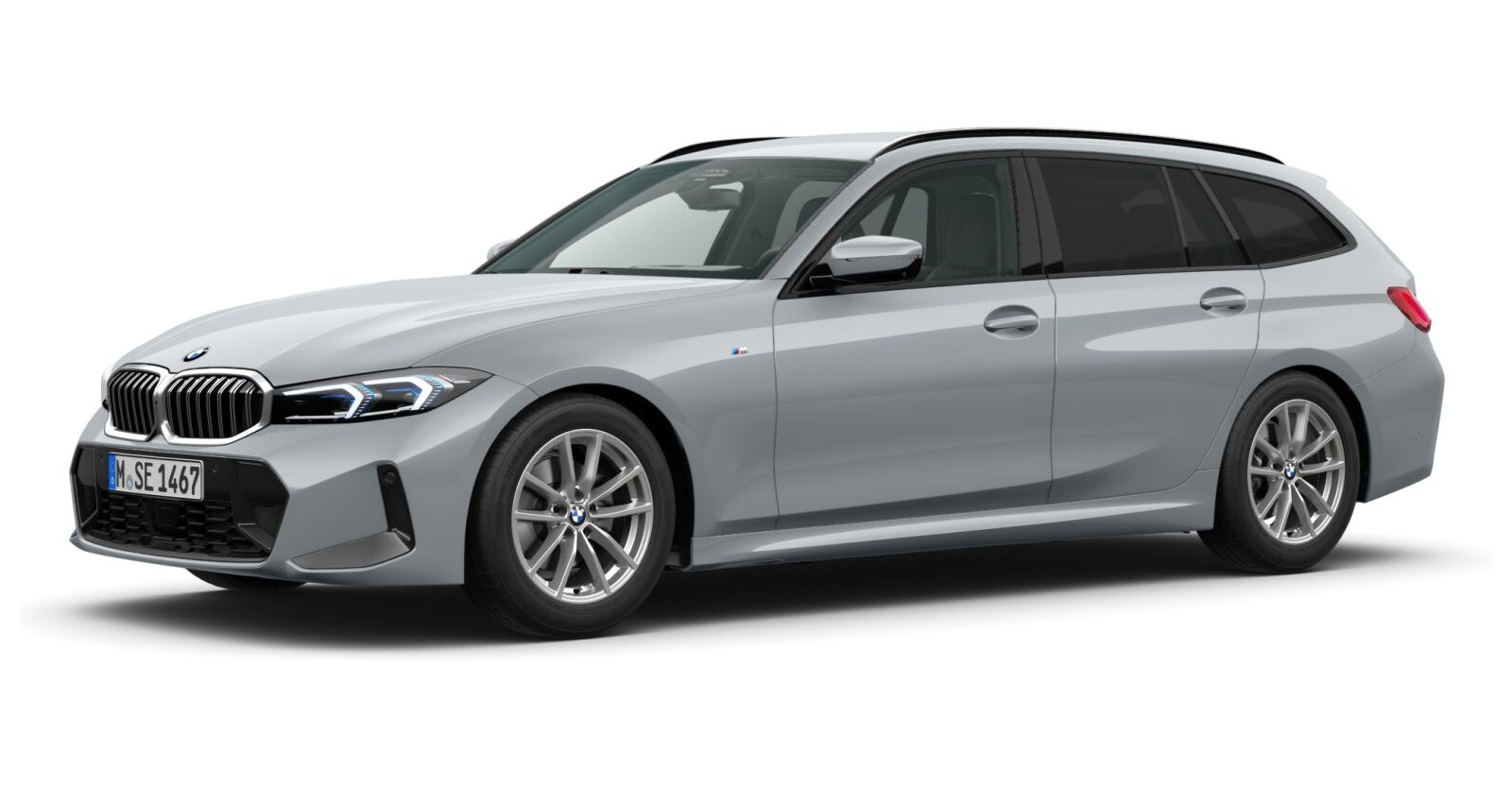 BMW BMW 3er in Grau von vorne