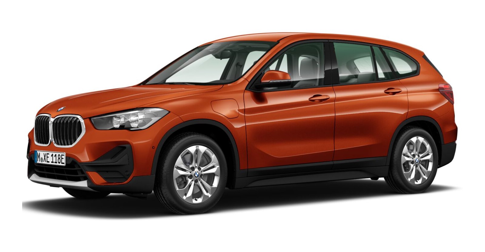 BMW BMW X in Orange von vorne BMW BMW X in Orange von vorne