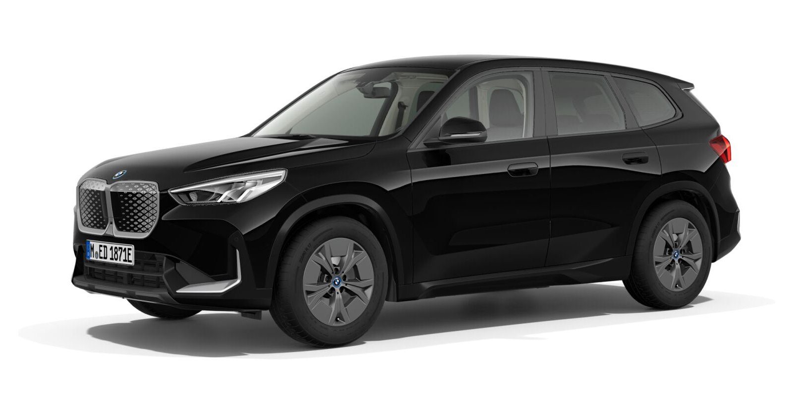BMW BMW I in Schwarz von vorne BMW BMW I in Schwarz von vorne