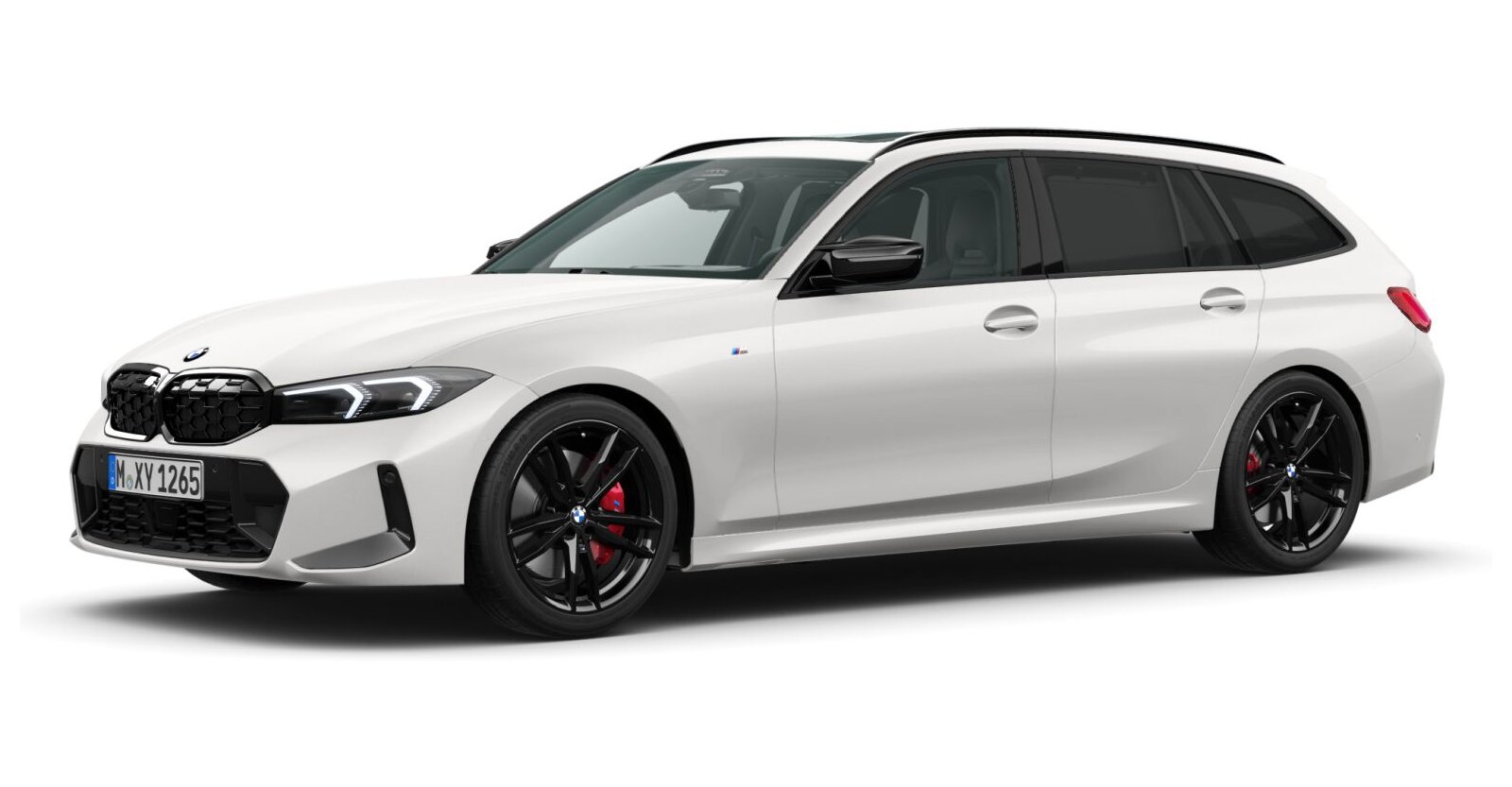 BMW BMW 3er in Weiß von vorne
