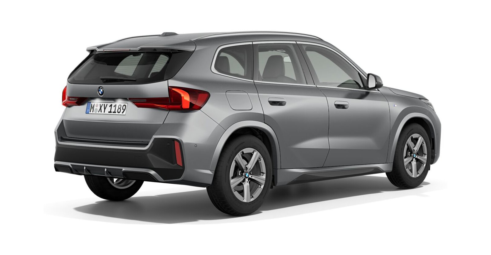 BMW BMW X in Grau von hinten