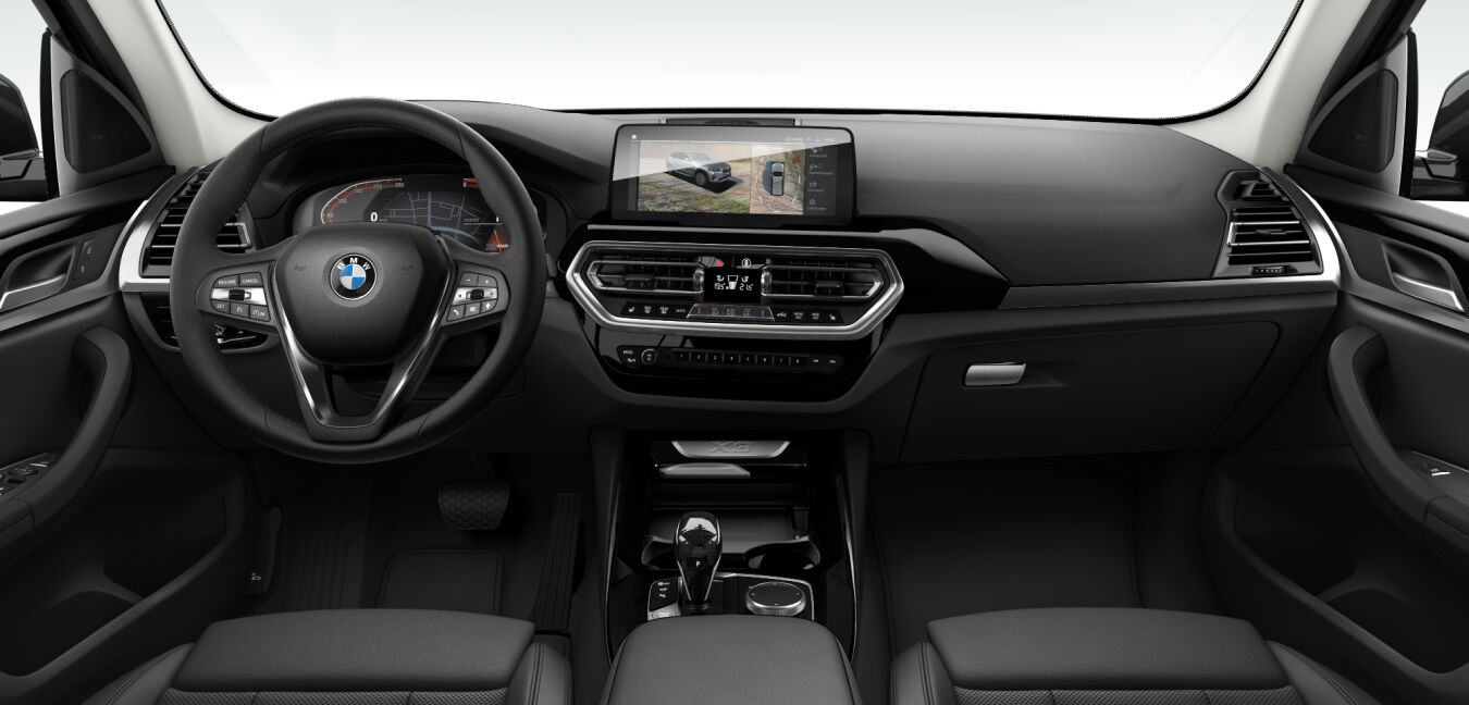 BMW BMW X im Innenraum von vorne