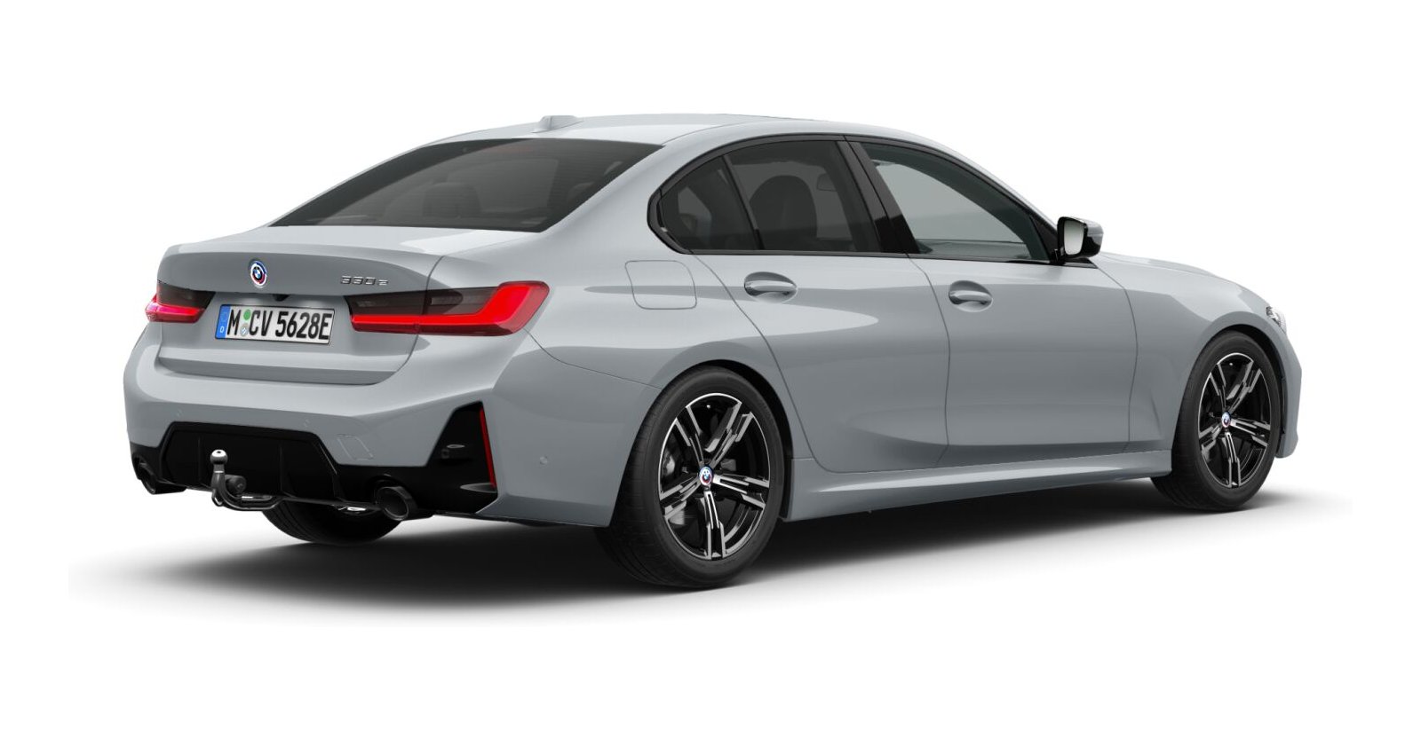BMW BMW 3er in Grau von hinten