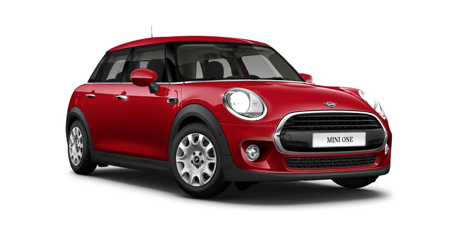 MINI One 5-Türer in Rot von vorne