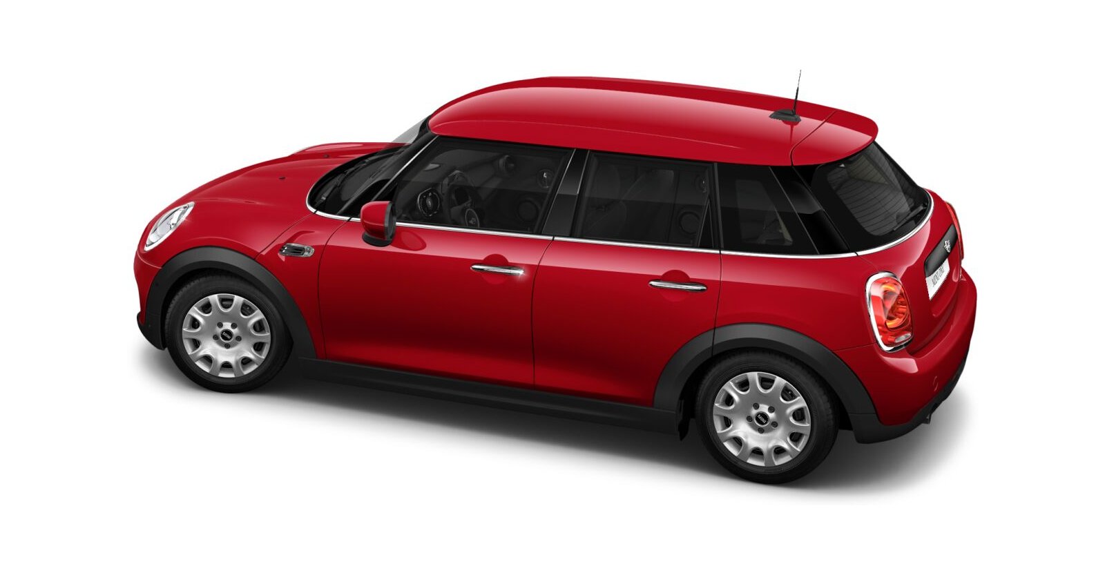 MINI MINI 5-Türer in Rot von hinten