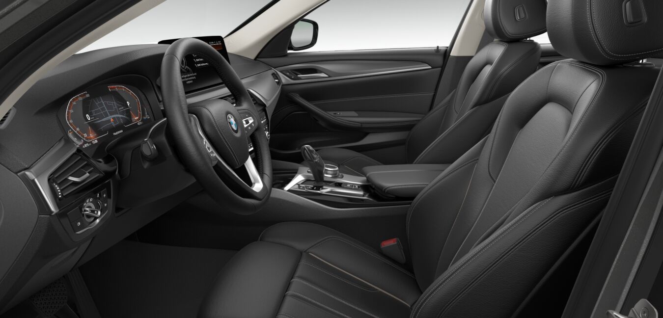 BMW BMW 5er im Innenraum seitlich