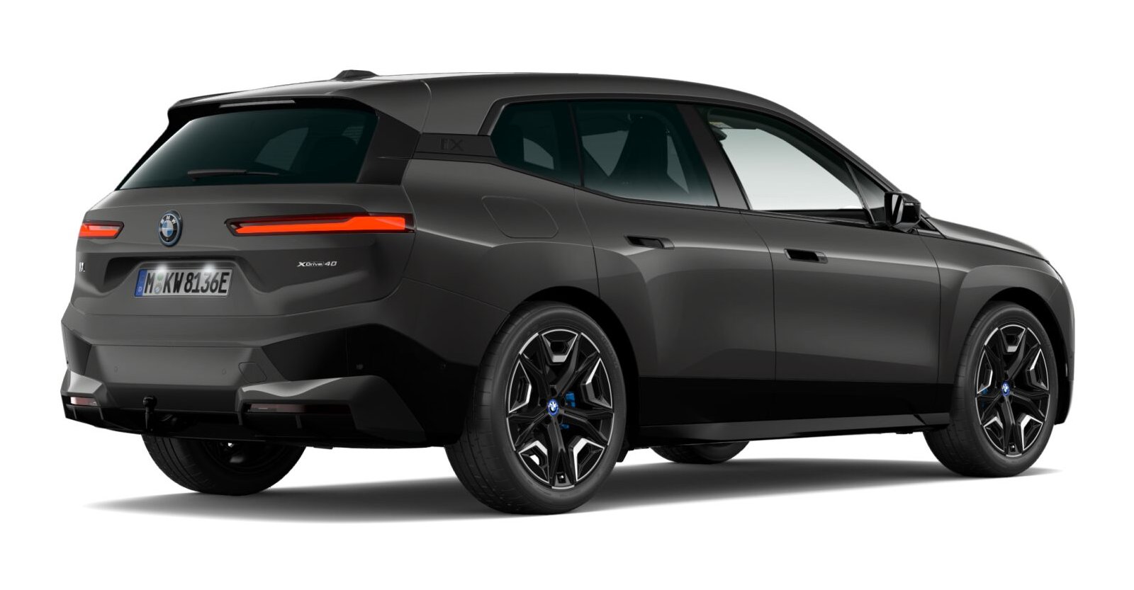 BMW BMW I in Grau von hinten