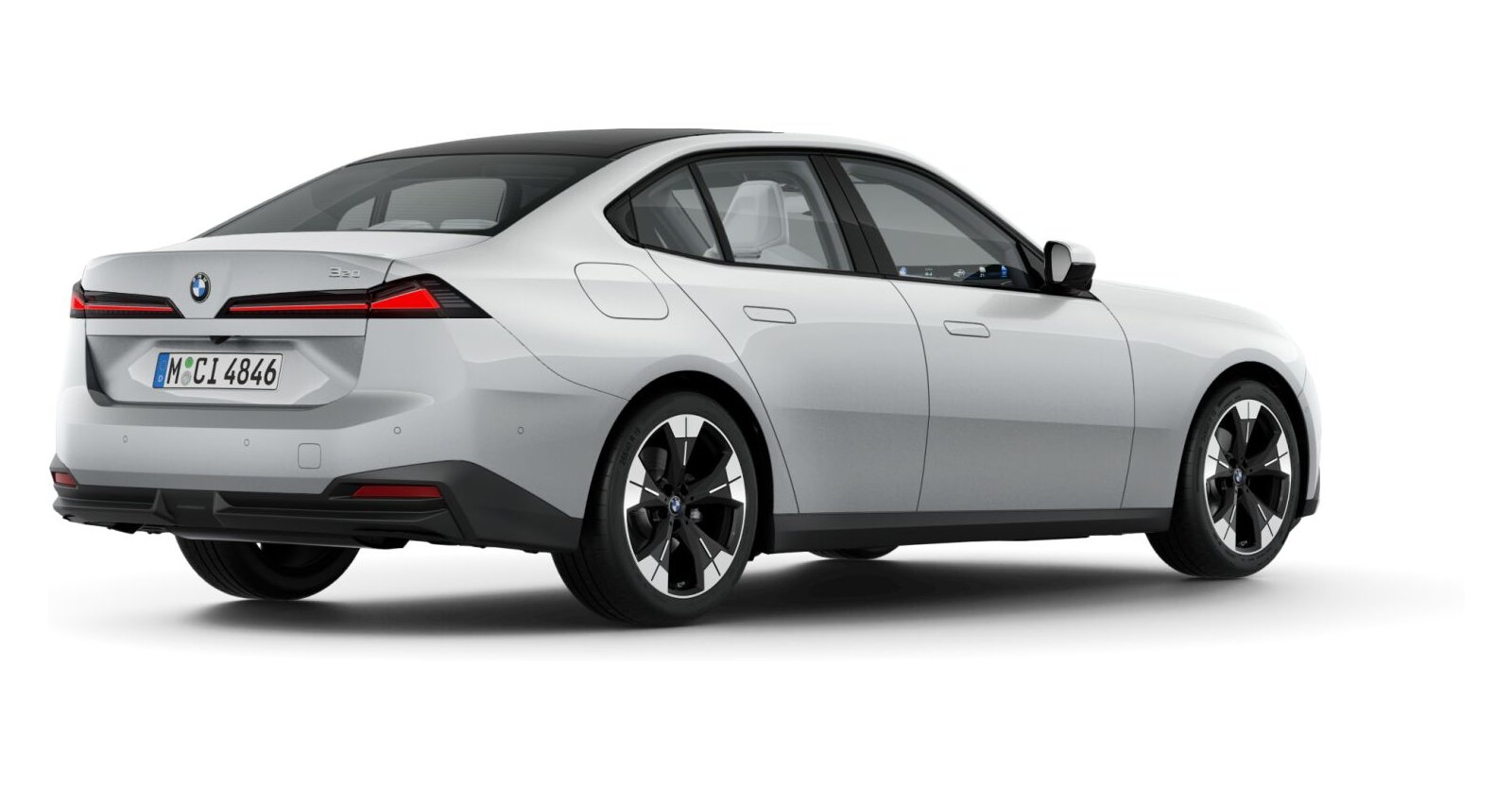 BMW BMW 3er in Grau von hinten
