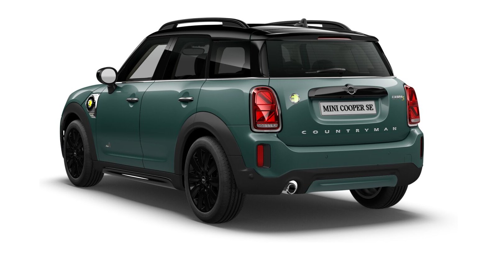 MINI MINI Countryman in Grün von hinten