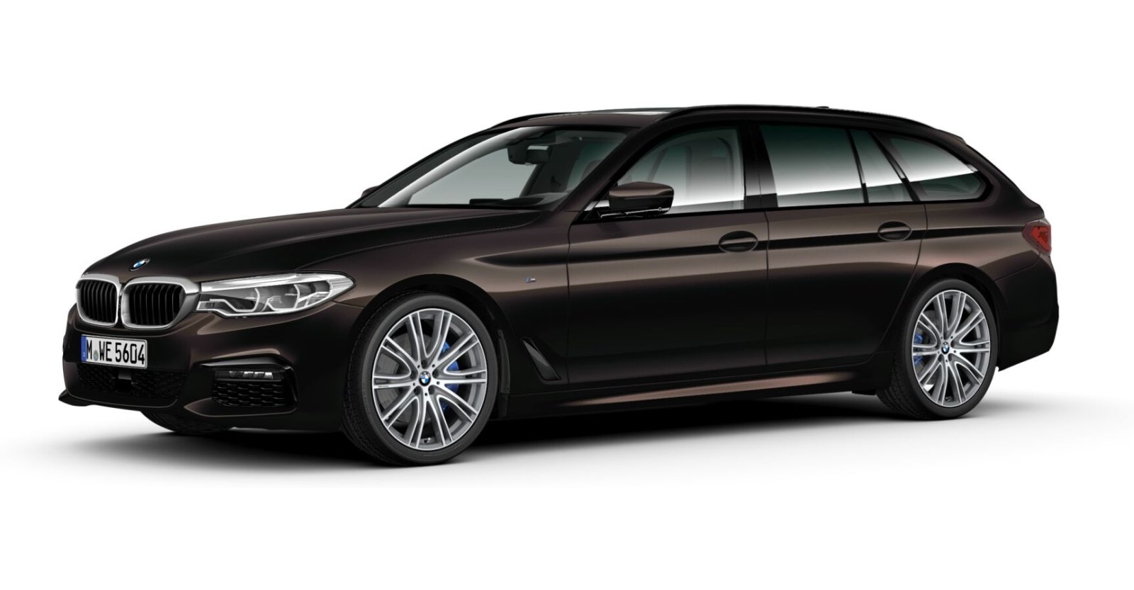 BMW BMW 5er in Braun von vorne
