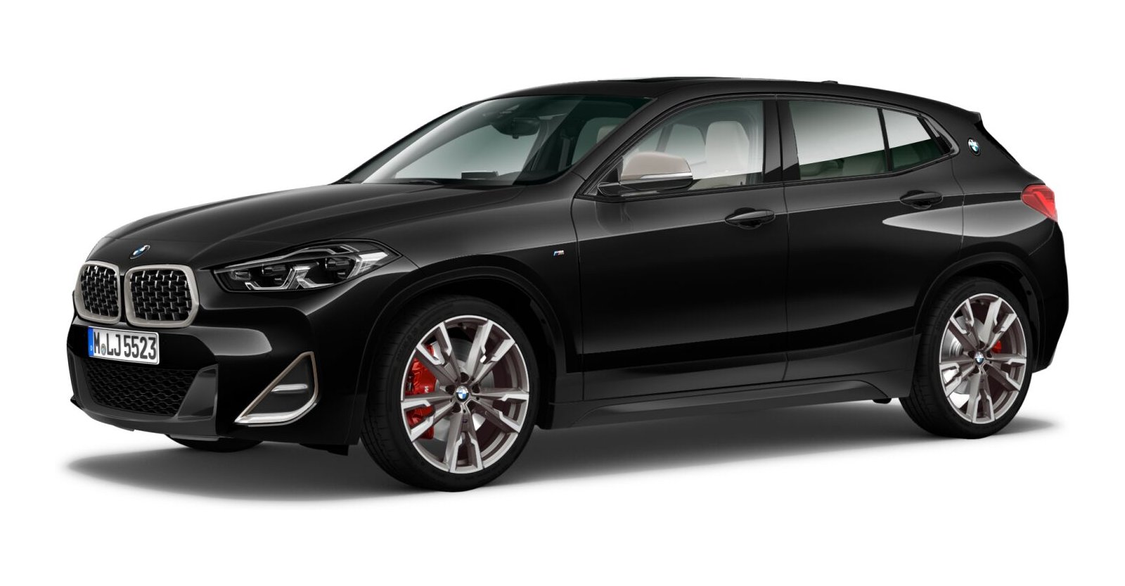 BMW BMW X in Schwarz von vorne
