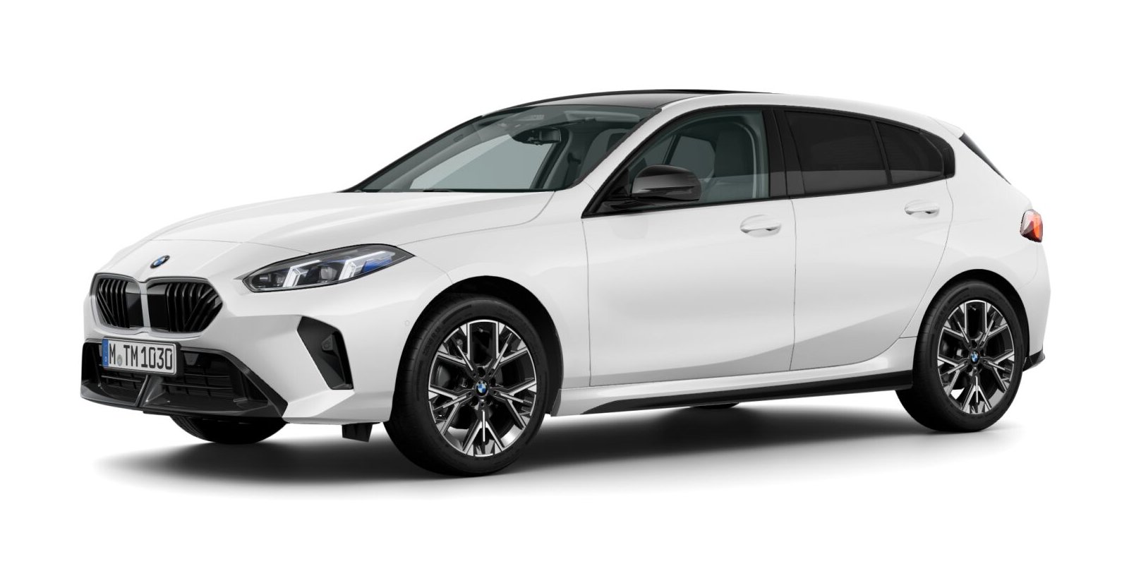 BMW BMW 1er in Weiß von vorne