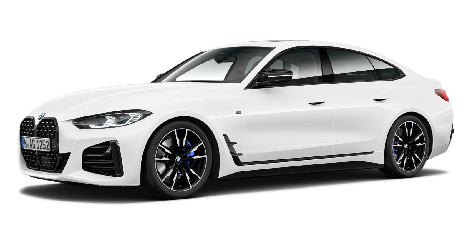 BMW BMW 4er in Weiß von vorne BMW BMW 4er in Weiß von vorne