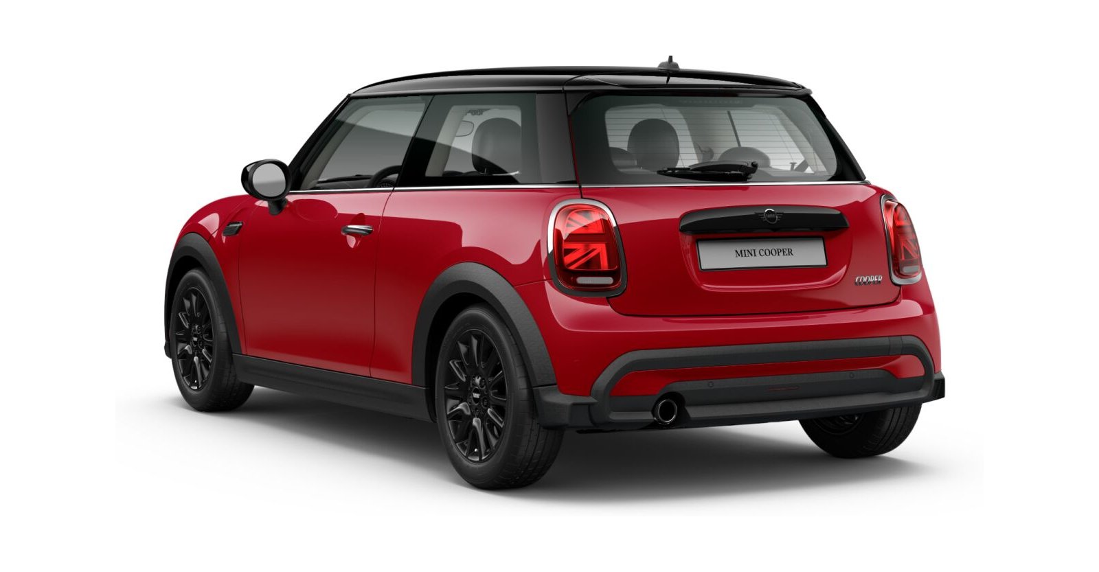 MINI MINI 3-Türer in Rot von hinten MINI MINI 3-Türer in Rot von hinten