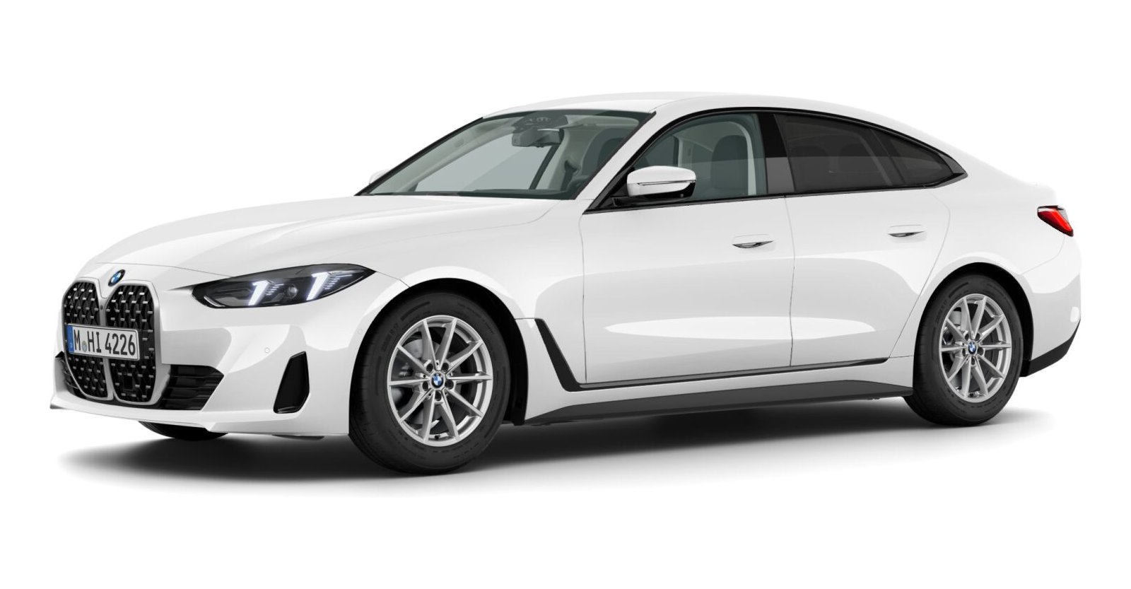 BMW BMW 4er in Weiß von vorne