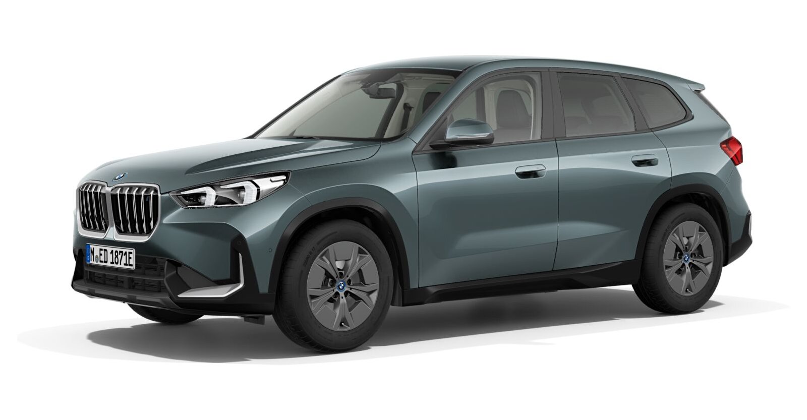 BMW BMW I in Grün von vorne