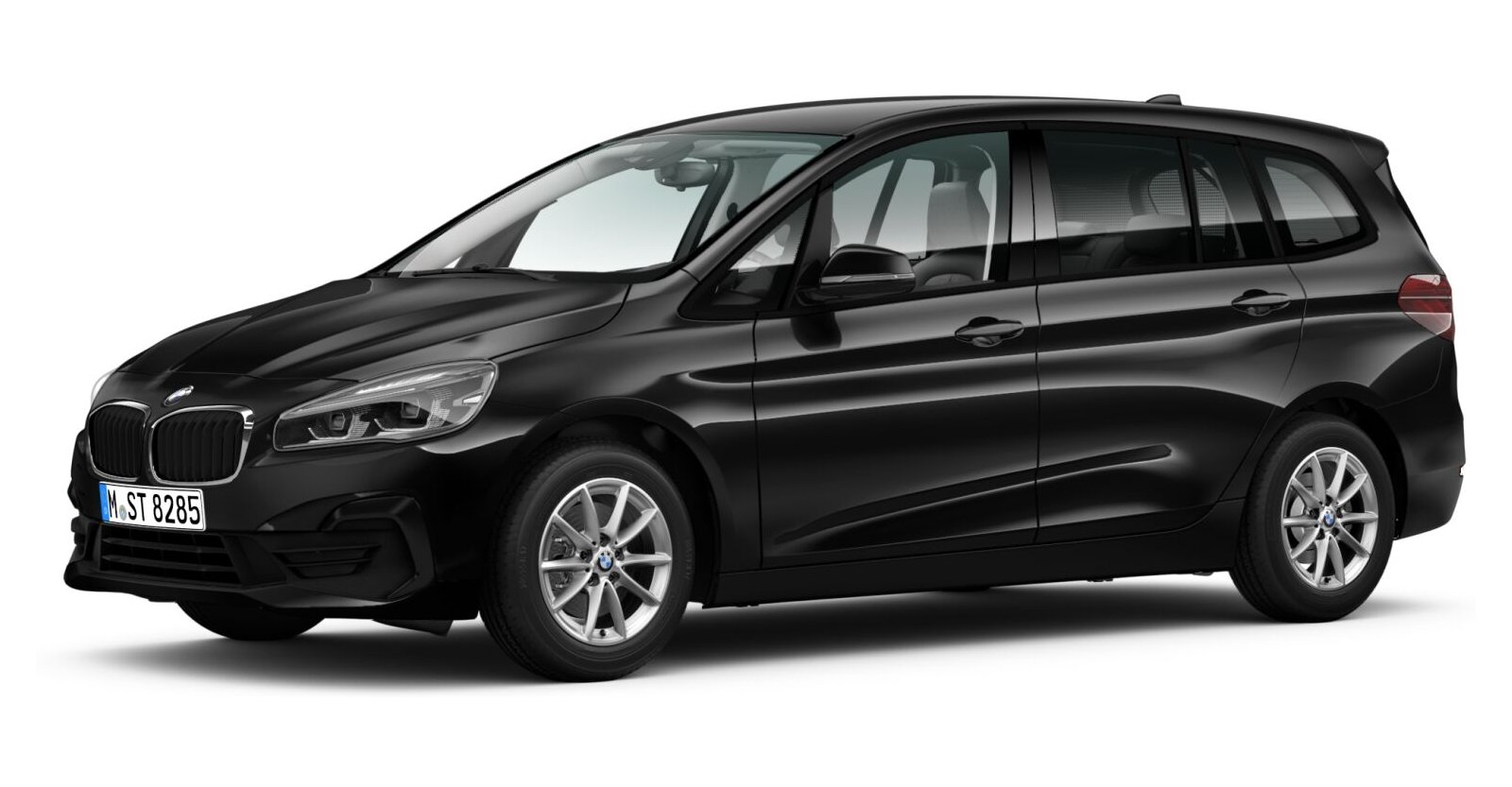 BMW BMW 2er in Schwarz von vorne BMW BMW 2er in Schwarz von vorne