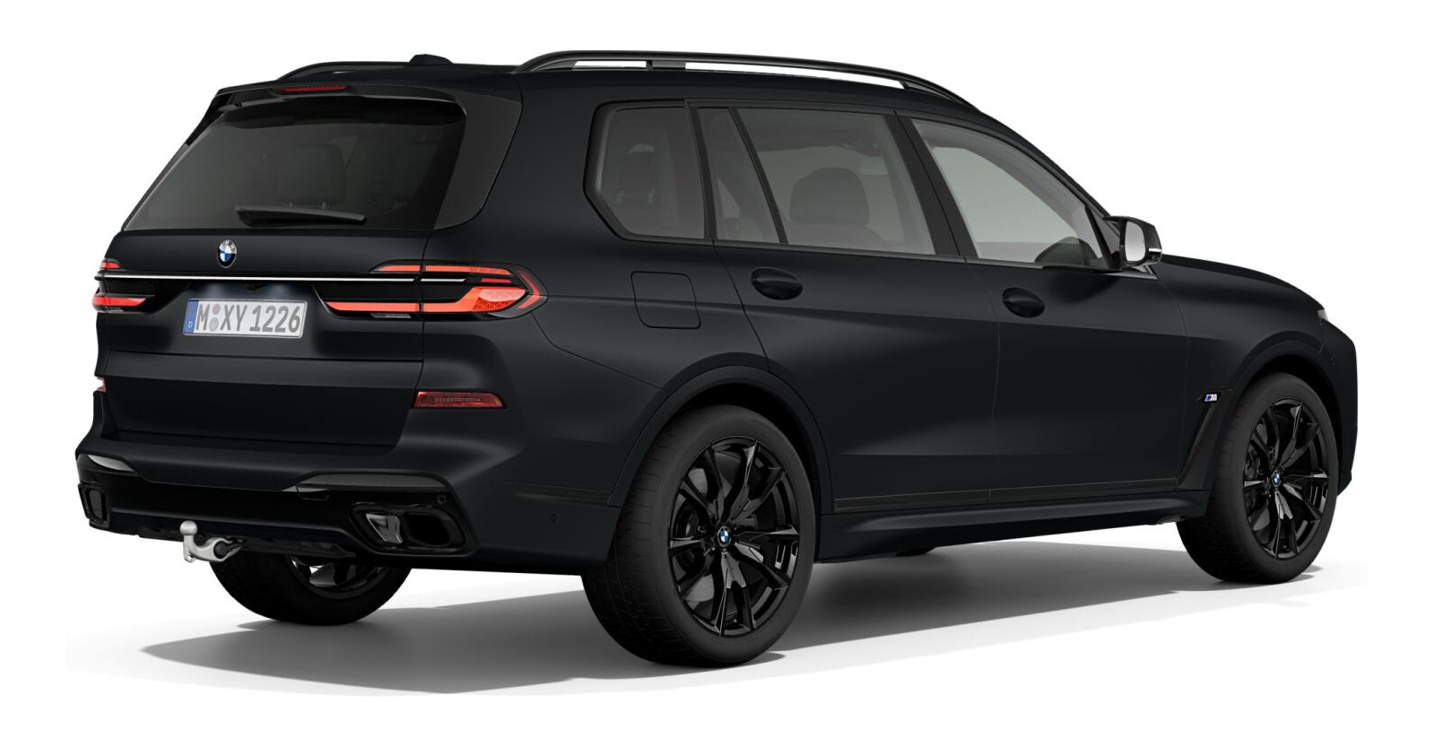 BMW BMW X in Schwarz von hinten BMW BMW X in Schwarz von hinten