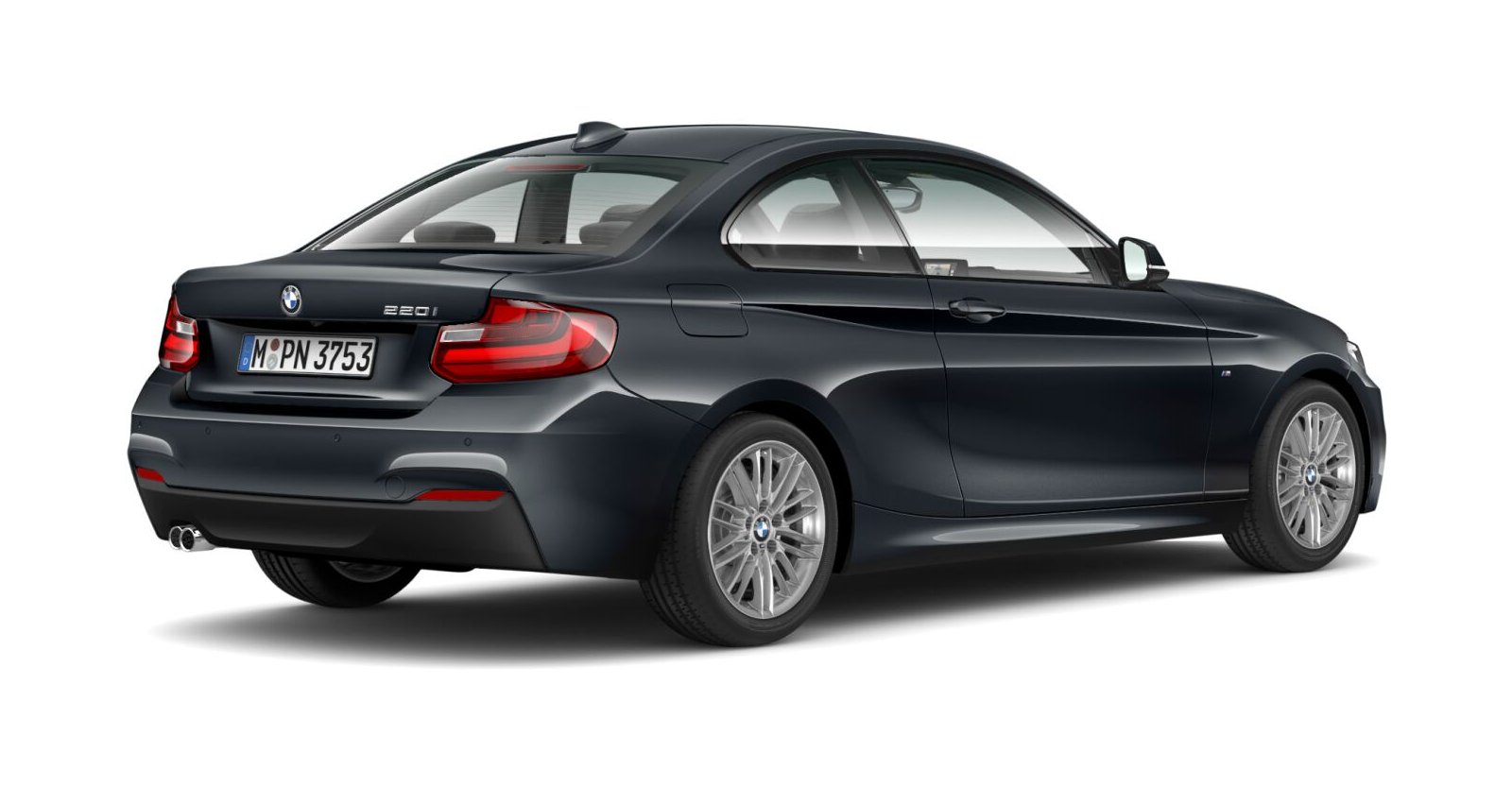 BMW BMW 2er in Grau von hinten BMW BMW 2er in Grau von hinten