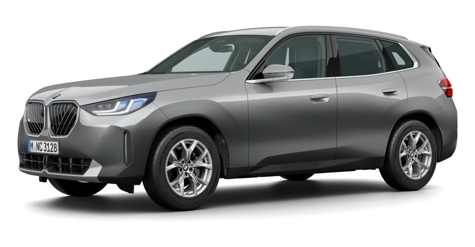 BMW X3 40d xDrive in Grau von vorne BMW X3 40d xDrive in Grau von vorne